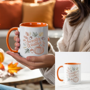 Caneca Heritage Suéter Tempo Cozy Outono Café