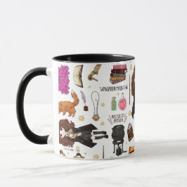 Caneca Hermione Granger Aquarela Mágica