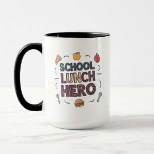 Caneca Herói do Almoço da Escola