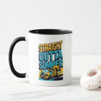 Caneca Hetero Fora do Verão - Retrocedendo de Volta à Esc