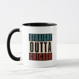 Caneca Hetero Outta Chicago Illinois IL EUA