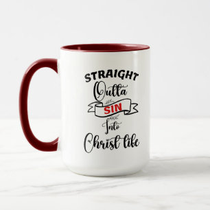 Caneca Hetero Sin em Cristo Coffee Mug