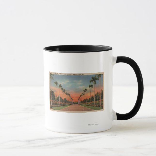 Caneca Hialeah, Flórida - Movimentação do Clube de Miami  (Direita)