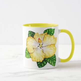 Caneca Hibiscus híbrido havaiano