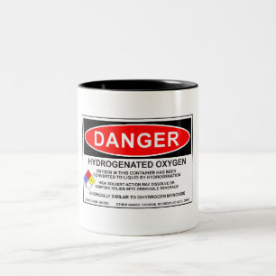 Caneca hidrogenada 1 do oxigênio