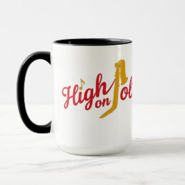 Caneca High on Polkas Logo Mug