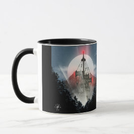 Caneca High-rise building behind the mountains