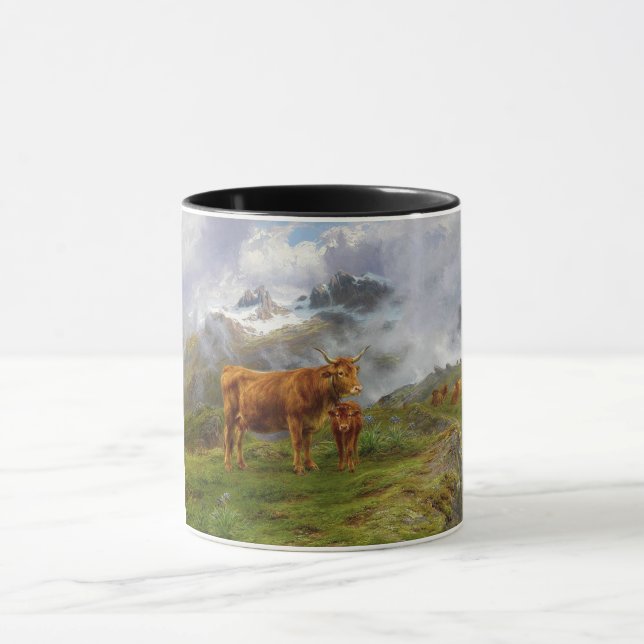Caneca Highland Cattle (por Rosa Bonheur) (Centro)