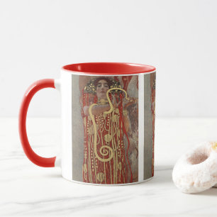 Caneca Higieia por Gustav Klimt, Vintage Art Nouveau