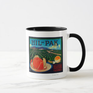 Caneca Hil Pak LabelLindsay alaranjado, CA