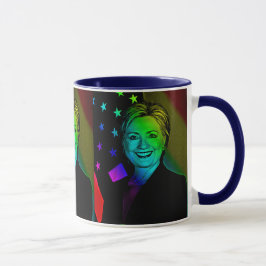 Caneca Hilary Clinton Memabilia Keepsasaem Café Mug