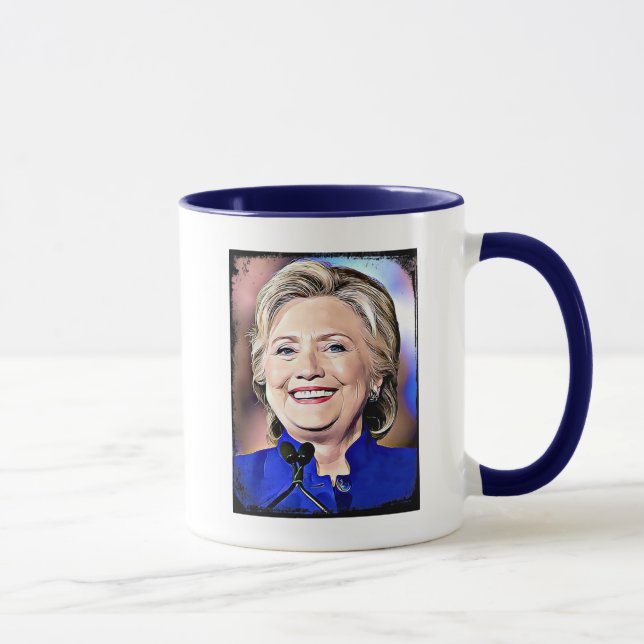 Caneca Hilary Clinton Memabilia Keepsasaem Café Mug (Direita)