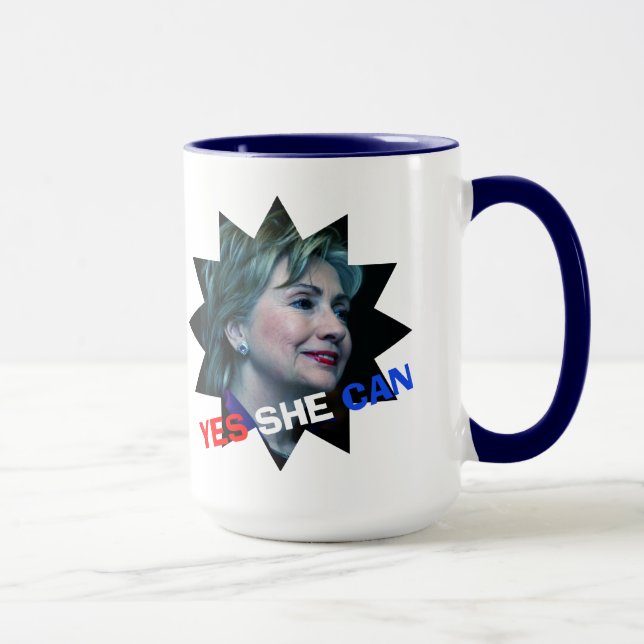 Caneca Hillary Clinton 2016 - Sim Ela Pode - Mug (Direita)