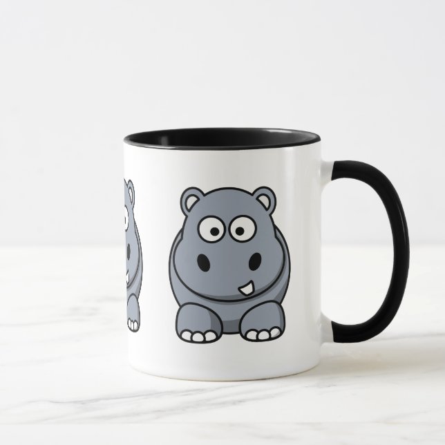 Caneca Hipopótamo Fofo (Direita)
