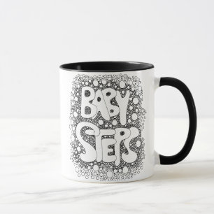 Caneca Hippie Boho Café Passos De Bebê