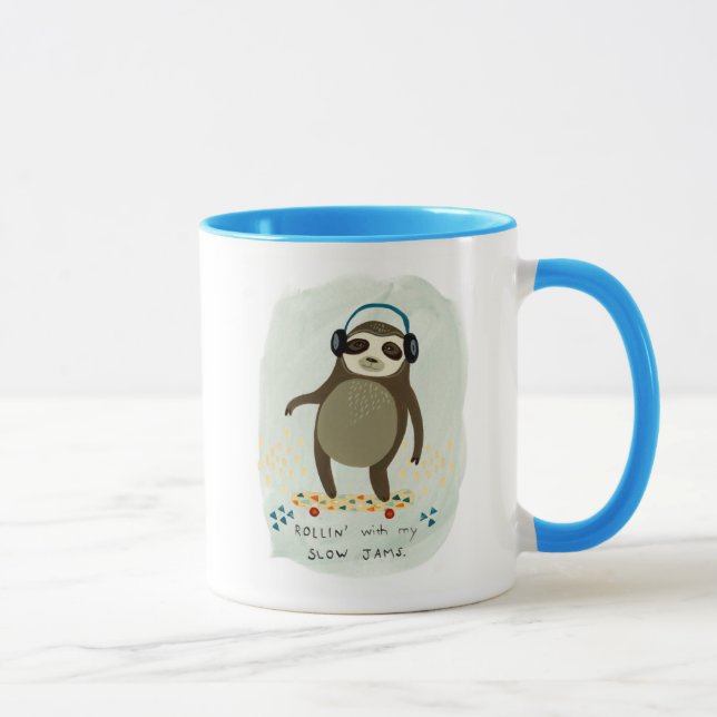 Caneca Hipster | Rollhar Com Minhas Pernas Lentas (Direita)