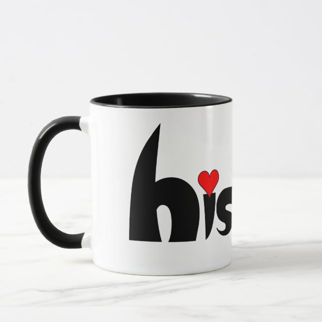 Caneca História de coração pequeno (Esquerda)