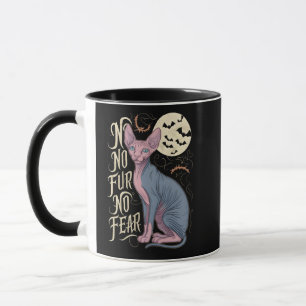Caneca Histórias de horror de gatos esfinx