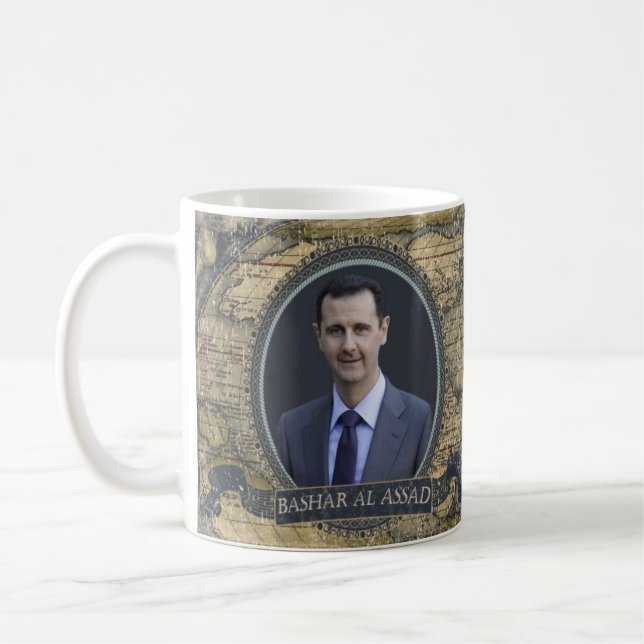 Caneca histórica de Assad do Al de Bashar (Esquerda)