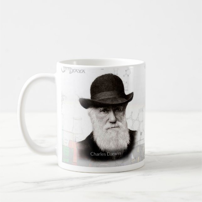 Caneca histórica de Charles Darwin (Esquerda)