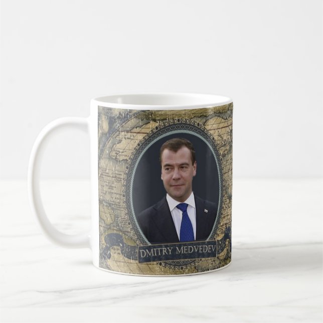 Caneca histórica de Dmitry Medvedev (Esquerda)