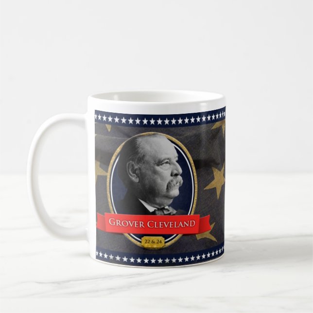 Caneca histórica de Grover Cleveland (Esquerda)