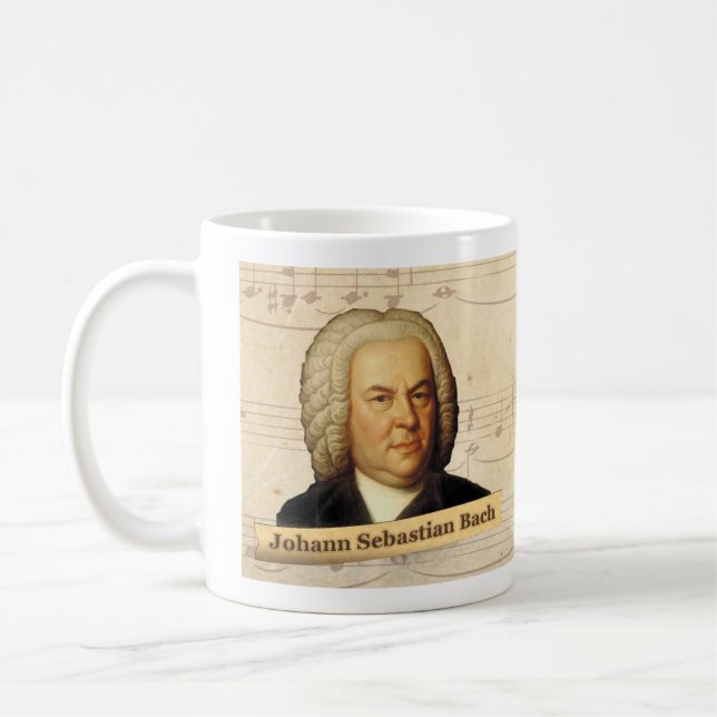 Caneca histórica de Johann Sebastian Bach (Esquerda)