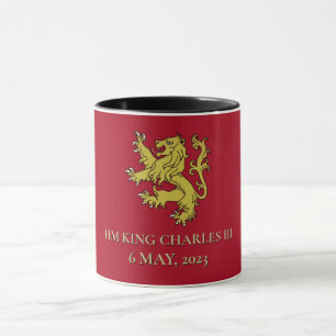 Caneca HM King Charle Charles III Mug comemorativo