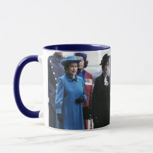 Caneca HM Queen Elizabeth II-Margaret Thatcher