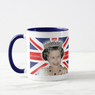 Caneca HM rainha Elizabeth II - pro foto