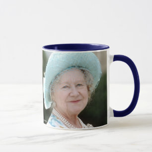 Caneca HM rainha Elizabeth, mãe de rainha Berlim 1987