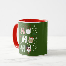 Caneca Ho Ho Cats Feliz Natal