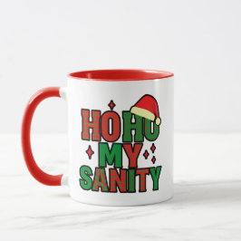 Caneca Ho Ho Minha Sanidade – Férias Divertidas
