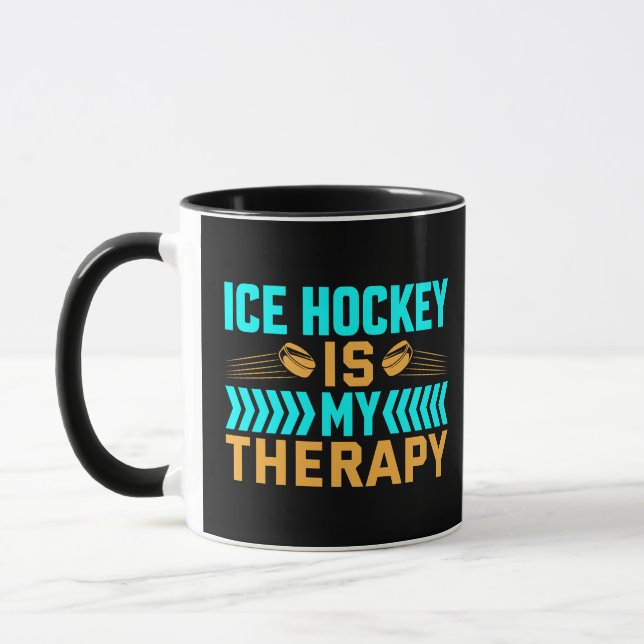 Caneca Hockey é minha terapia (Esquerda)