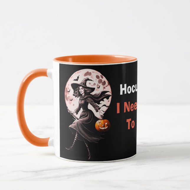 Caneca Hocus Pocus, bruxa moderna das bruxas do Halloween (Esquerda)