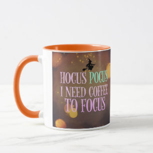 Caneca Hocus Pocus Coffee Mug - Precisa de café para foca