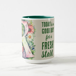 Caneca Hoje é um Bom Dia Nova Chance Citação Motivacional