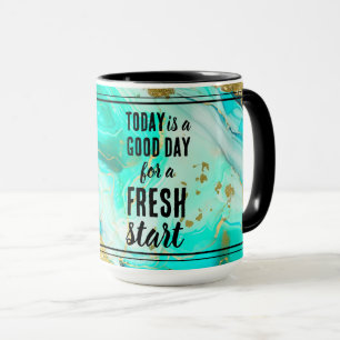 Caneca Hoje é uma citação motivacional de início novo do