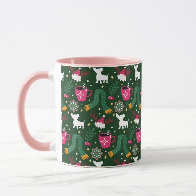 Caneca Holiday Chiweenie (Esquerda)