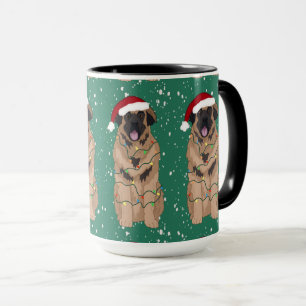 Caneca Holiday Christmas Leonberger