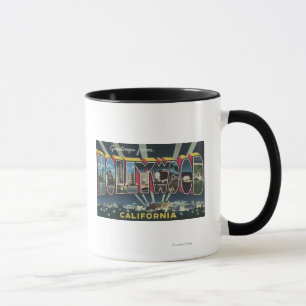 Caneca Hollywood, cenas da letra de CaliforniaLarge