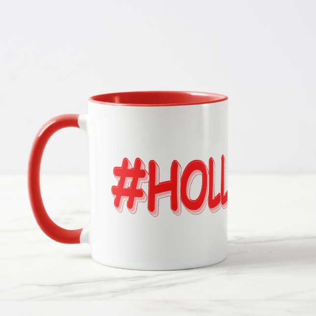 Caneca "#HOLLYWOOD" Design. Comprar Agora (Esquerda)