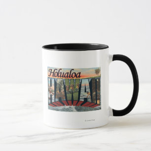 Caneca Holualoa, Havaí - grandes cenas da letra