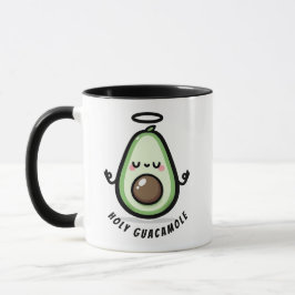 Caneca Holy Guacamole Cute Avocado – Funny Pun