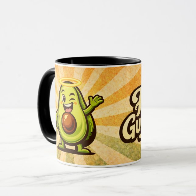 Caneca Holy Guacamole - Pacote de Guac - Amantes de Comid (Frente Esquerda)