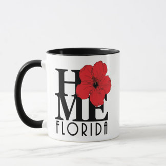 Caneca HOME Florida Red Hibiscus 11oz
