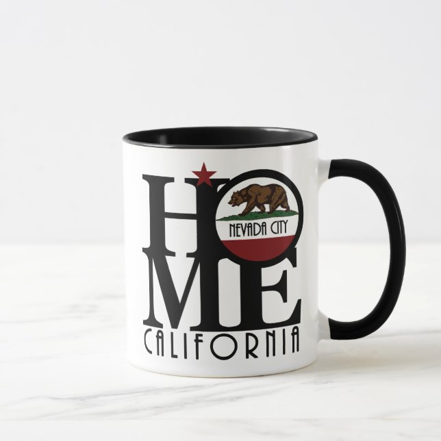 Caneca HOME Nevada City California 11oz (Direita)