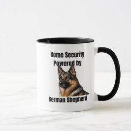 Caneca Home Security Powered by German Shepherd