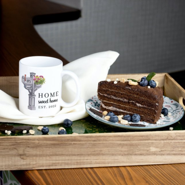 Caneca Home Sweet Home Mailbox (Criador carregado)
