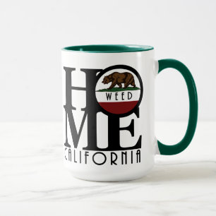 Caneca HOME Weed California 15oz